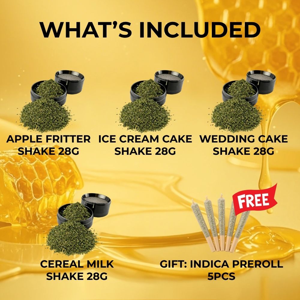 4OZ Shake Bundle x Free 5PCS Indica Preroll