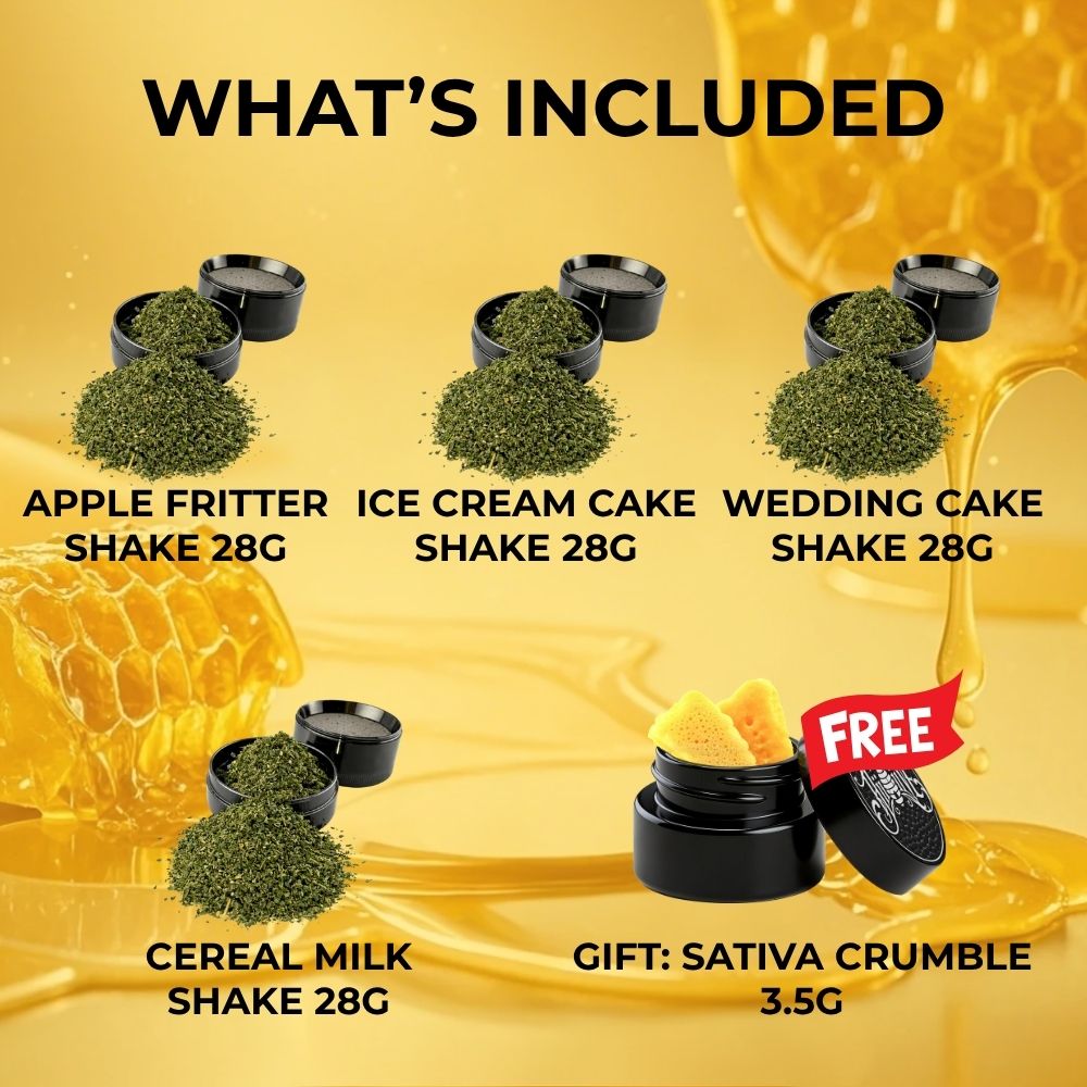 4OZ Shake Bundle x Free 3.5G Sativa Crumble